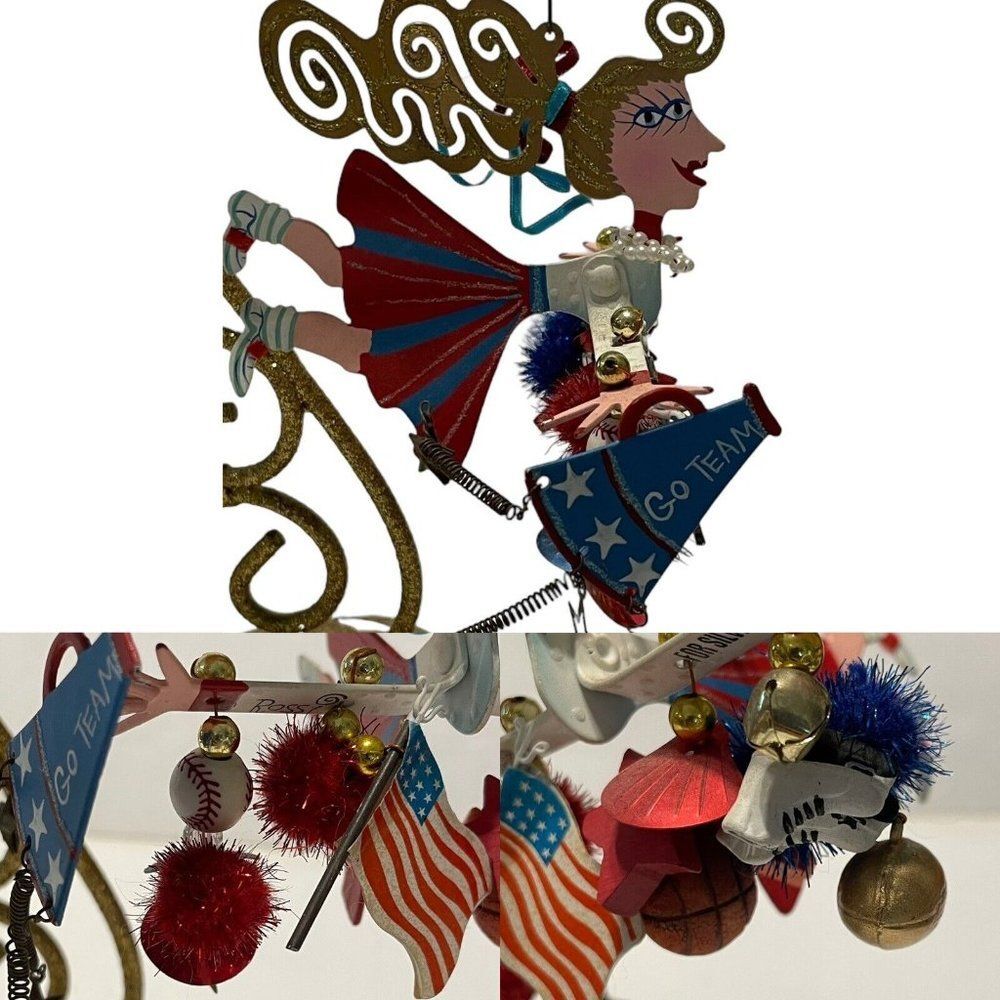 Fanciful Flights Metal mobile silvestri ￼ cheerleader go team football ￼